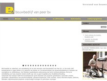 Tablet Screenshot of bouwbedrijfvanpeer.nl